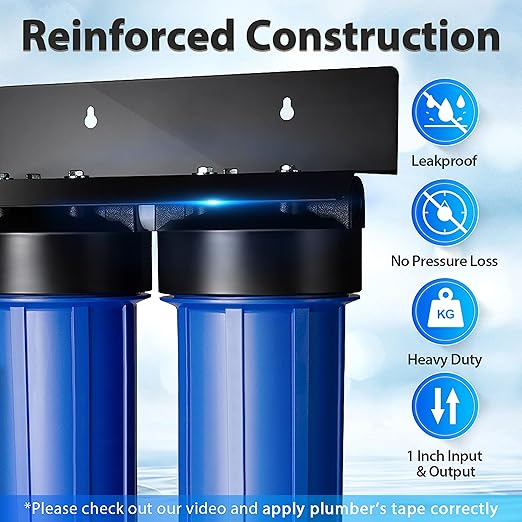 iSpring WGB22B-PB 2-Stage Whole House Water Filter System - Image 2