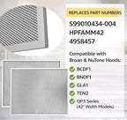 2-Pack S99010434-004 Range Hood Filter Grease Filter 4958457, HPFAMM42 - Image 3
