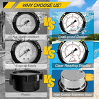 0-60PSI Pool Filter Pressure Gauge, 2 inches Dial, 1/4" NPT Bottom Mount - Image 5
