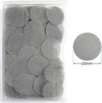 150pcs Stainless Steel Pipe Filters, 20mm/0.79 Inch Smoking Screens Pipe - Image 2