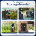 Collapsible Rain Barrel, Portable Rain Water Collection System Kit, 53 Gallon – - Image 6