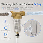 Waterdrop Spin Down Sediment Filter, Backwash Whole House Water Filter System - Image 8