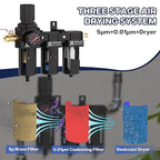 NEWPO 1/2" NPT 3 Stage Air Drying System, Air Dryer - Image 3