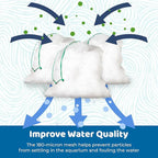 SunGrow Catappa Leaf Filter Bags, 10 Mesh Bags - Image 2