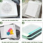 900 Sheets Nail Dust Collector Filter Paper, Disposable Dust Collector Sheet - Image 5