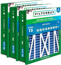 Filterbuy 20x25x5 Air Filter MERV 13 Optimal Smoke & Allergy Defense, by Filterbuy