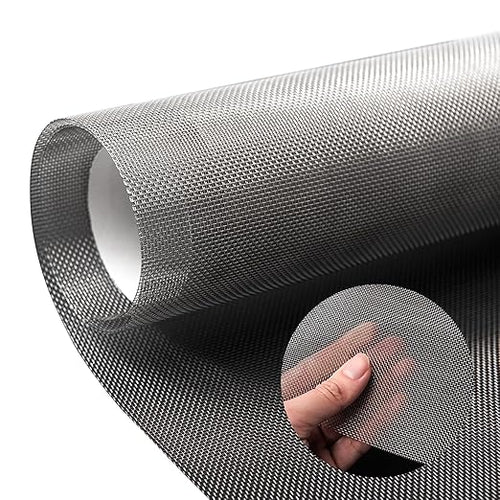 16x40 Inch Wire Mesh Roll, 20 Mesh Stainless Steel Mesh, Never Rust Sturdy by AMZDEPOT