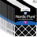 Nordic Pure 20x25x1 Pure Carbon Pleated Odor Reduction Furnace Air Filters 12 by NordicPure