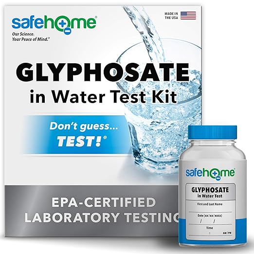 Safe Home® GLYPHOSATE in Water Test Kit – Classified as a Carcinogen by The by SafeHomeWaterQualityTestKits