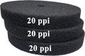 Aquarium Pond 5 Gallon Bucket DIY Bio Sponge Filter Media Pad Rounded 11x11 by Aqualexs