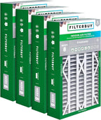 Filterbuy 16x28x6 Air Filter MERV 8 Essential Dust & Allergy Defense, Pleated by Filterbuy