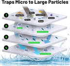 hygger 3/4'' Thick Aquarium Filter Floss 12"x 68" Poly Fiber Fish Tank Filter - Image 2