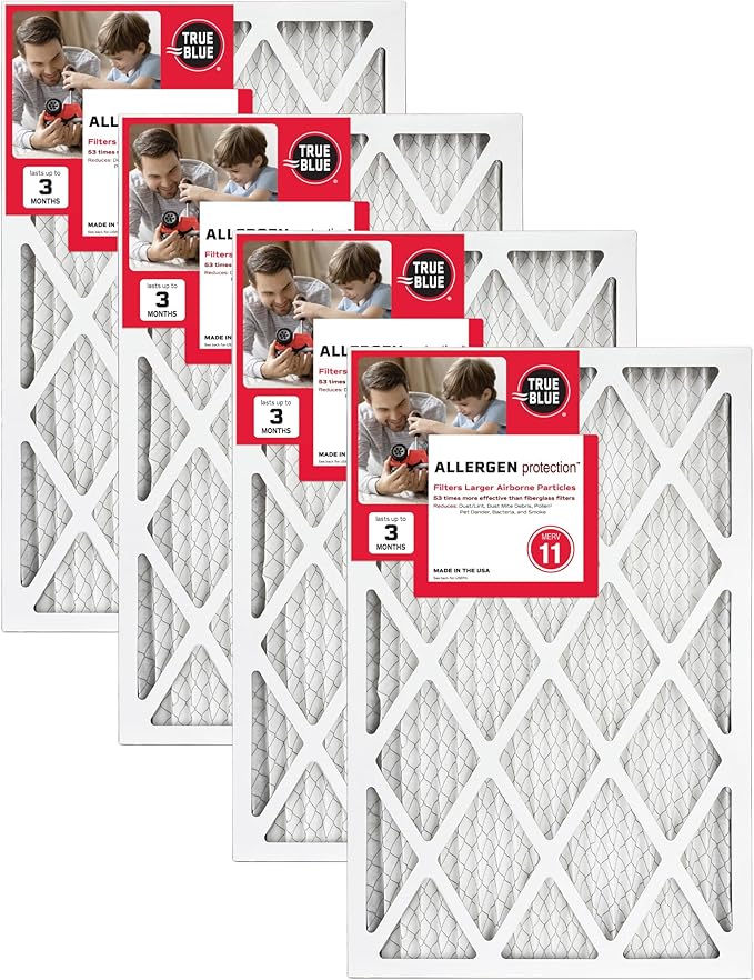 True Blue Allergen 14x25x1 Air Filter, MERV 11 by TRUEBLUE