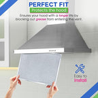 Bagean Stove Hood Vent Filter 11.8" x 14.3" BPS1FA30 - Image 5