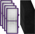 AER1 Filter 4 HEPA Filters + 8 Carbon Booster Filters Compatible by BRUVISH