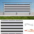 Privacy Screen Protector 2.3' x 16.4' UV Protection Weather-Resistant Patio by AYLFBFU