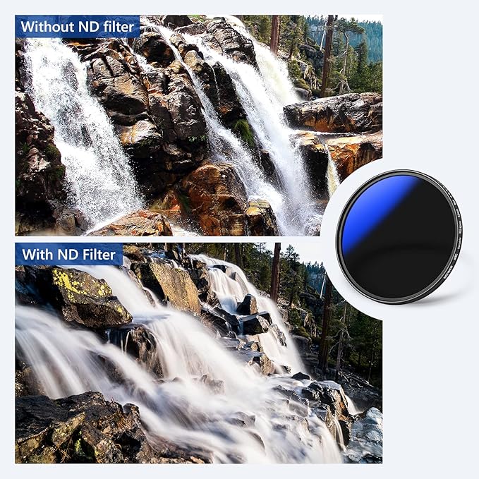 NEEWER 52mm Variable ND Filter ND2-ND400, Neutral Density Filter, Water and - Image 8
