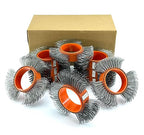 10PCS, Abrasive Carbon Steel Belt/Replacement Coarse Wire Wheel/Rust - Image 2