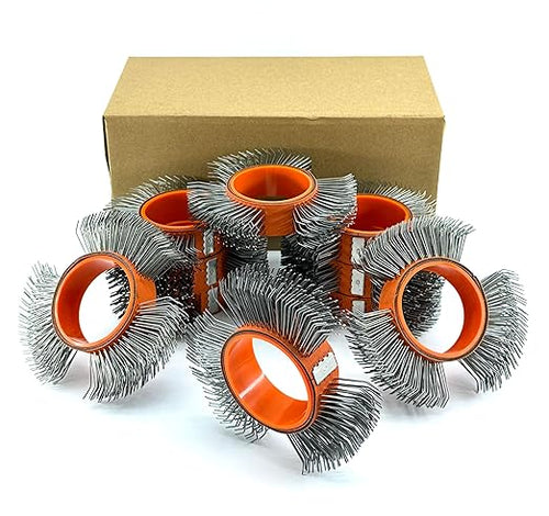 10PCS, Abrasive Carbon Steel Belt/Replacement Coarse Wire Wheel/Rust - Image 2