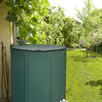 Goplus 100 Gallon Collapsible Rain Barrel, Portable Rain Barrels to Collect - Image 2