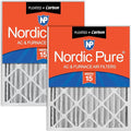 Nordic Pure 20x20x4 Pleated Air Filters MERV 15 Plus Carbon 2 Pack by NordicPure