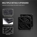 40mm Fan Filter Dustproof Cover, 2 Pack Dust Filter PC Case Fan Grill ABS - Image 5