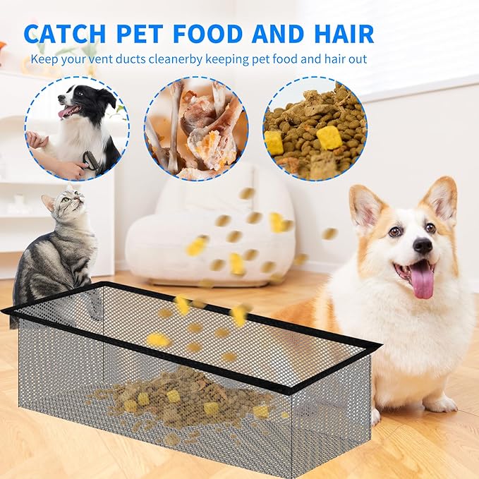 Floor Register Cover Trap, Floor Air Vent Cover Screen - Image 6