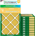 Filterbuy 12x24x1 Air Filter MERV 11 Superior Pet & Allergy Defense, by Filterbuy