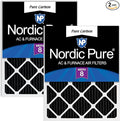 Nordic Pure 20x30x1 Pure Carbon Pleated Odor Reduction Furnace Air Filters 2 by NordicPure