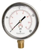 4" Oil Filled Pressure Gauge by DirectMaterial