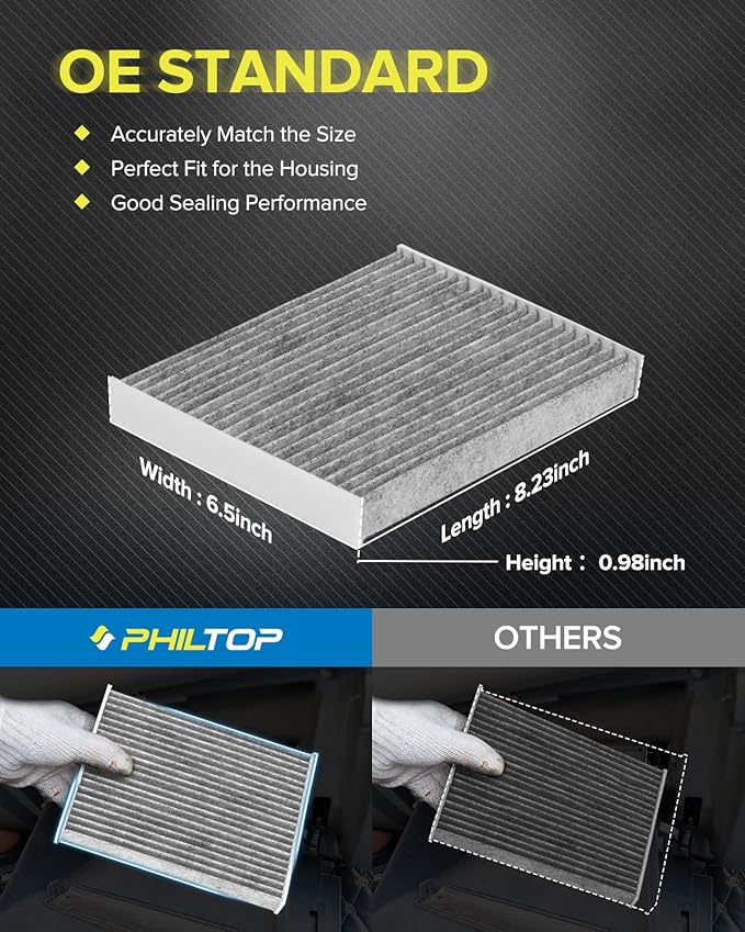 PHILTOP Cabin Air Filter, Replacement - Image 7