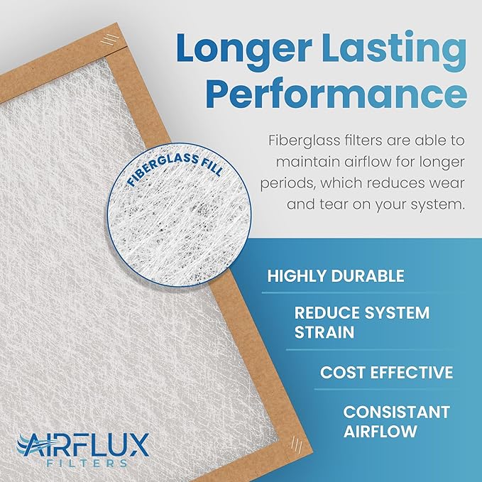 Fiberglass Air Filter -16x20x2Air Filter 12 Pack - Image 3