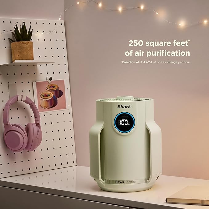 Shark Air Purifier for Home, NeverChange Compact Pro, for Bedroom, Home Office - Image 3