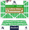 MervKing 16x25x5 Air Filter Actual Size: 15.88" x 24.88" x 4.38" MERV 13 MPR by MervKing