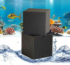 Aquarium Filter Cube with Activated Carbon – 2 Pack Reusable 2" Filter Media by Unknown