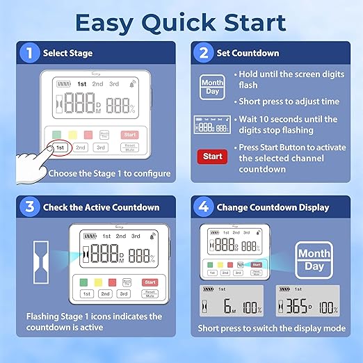 iSpring AFLT3 Automatic Water Filter Timer, Lifespan Reminder - Image 4