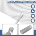 uxcell 14 Mesh 118" x 10" Woven Wire Mesh, 316 Stainless Steel Air Vent Filter - Image 4