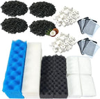 38 Pack Filter Media Kit for Fluval 406/407 Canister Filters, Replacement Bio by BEAUFAN