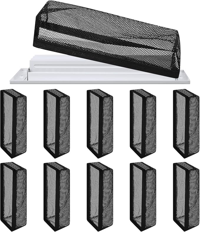 Zonon 12 Pcs 4 x 12 Inch Floor Register Cover Trap Vent Screen by Zonon