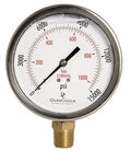 4" Oil Filled Pressure Gauge by DirectMaterial