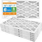 LotFancy 10x20x1 Air Filter MERV 8 6-Pack, Electrostatic Pleated Furnace & AC - Image 9