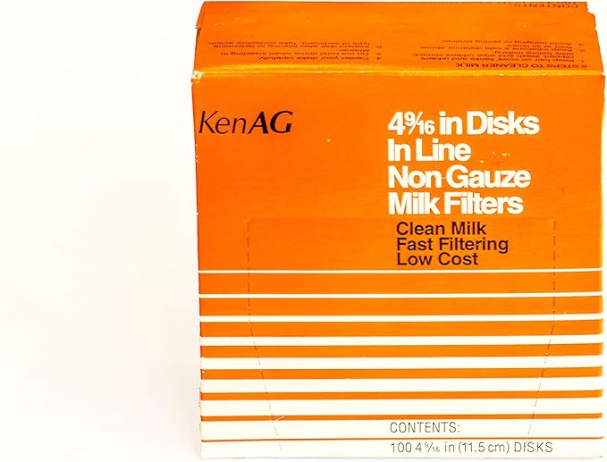 Kenag Milk Filter Disks 4-9/16" by Shenandoah+Homestead+Supply