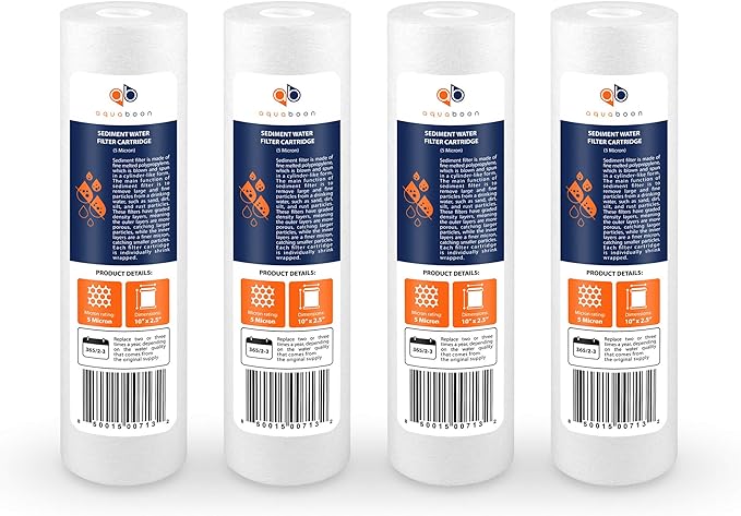 Aquaboon 5 Micron 10 x 2.5 Sediment Filter by Aquaboon