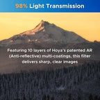 Hoya NXT Plus 62mm UV Filter — Schott B270 Clear Glass - Image 4
