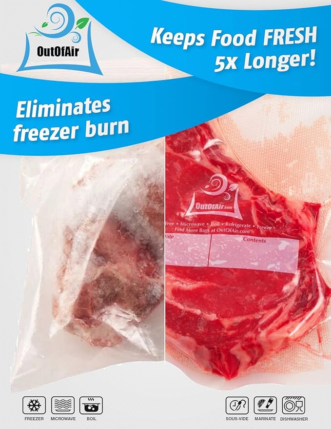 100 Vacuum Sealer Bags: Quart Size by OutOfAir Works - Image 4
