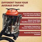 Pellethead Ash Vault Pro | 10-Amp Ash Vacuum - Image 2