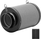 iPower 4" Air Carbon Filter for Inline Duct Fan, Intake and Exhaust Fans by iPower