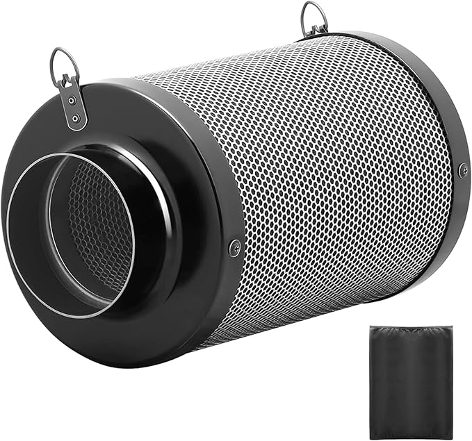 iPower 4" Air Carbon Filter for Inline Duct Fan, Intake and Exhaust Fans by iPower