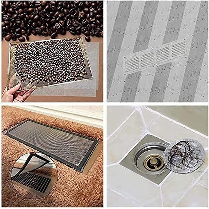 304 Stainless Steel Woven Wire Mesh, Fine Metal Screen, Rust-Resistant Filter - Image 6