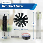 21 Feet Dryer Vent Cleaning Brush Kit, fireplaces, Ventilation ducts - Image 4